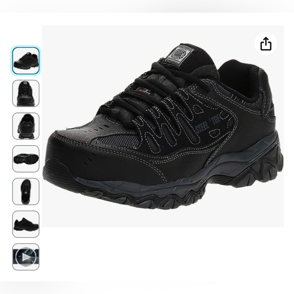 Skechers steel toe work shoes